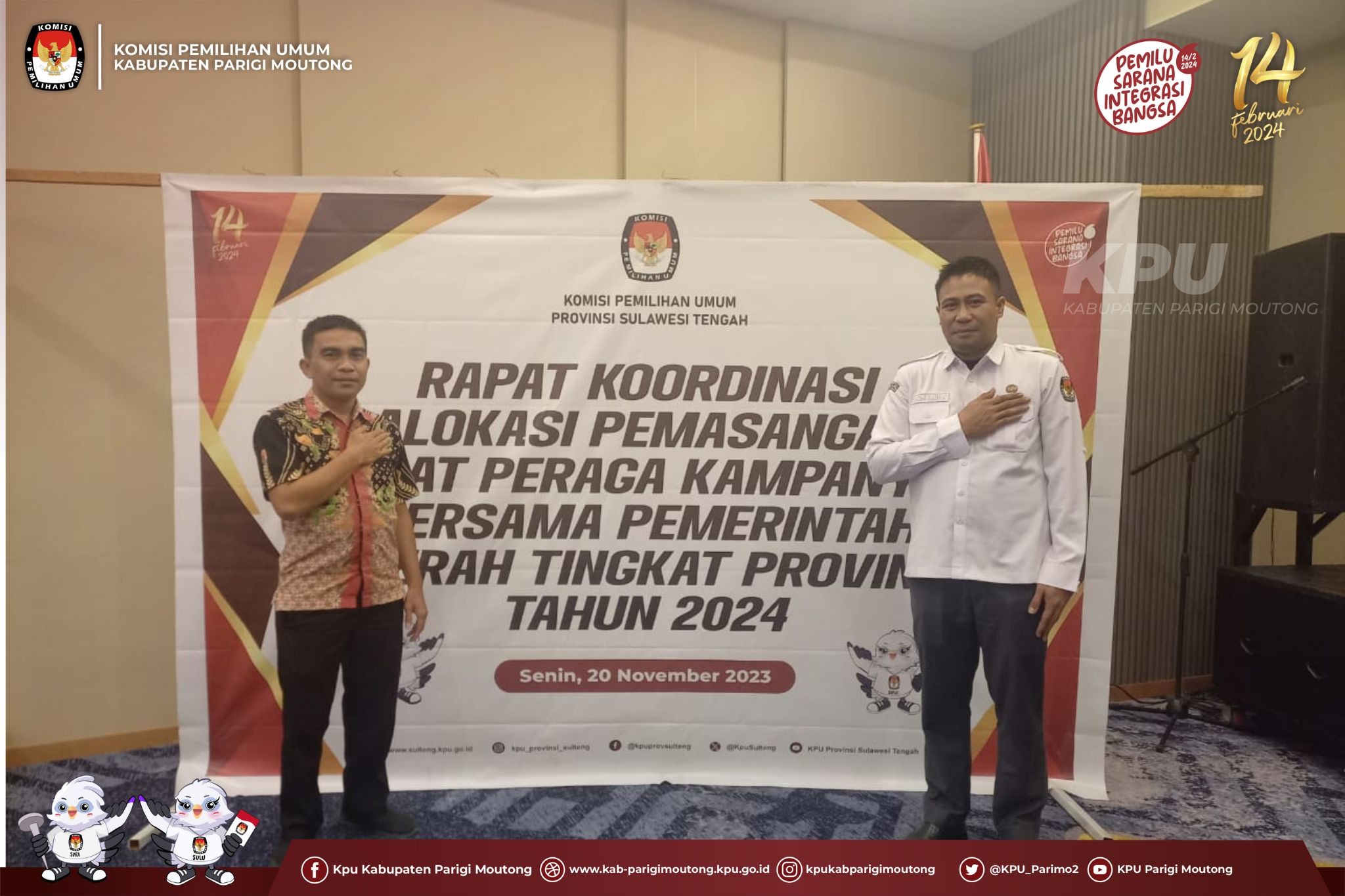 rapat koordinasi penentuan titik apk